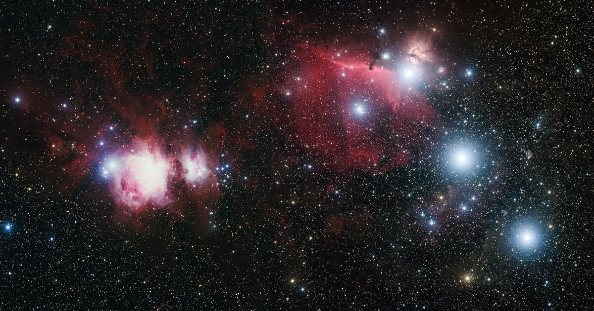 Orion's Belt and Sword Telescope Live